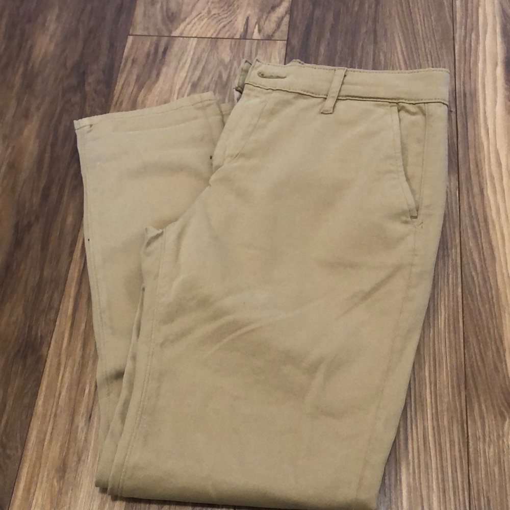 AG Adriano Goldschmied Tan Trousers